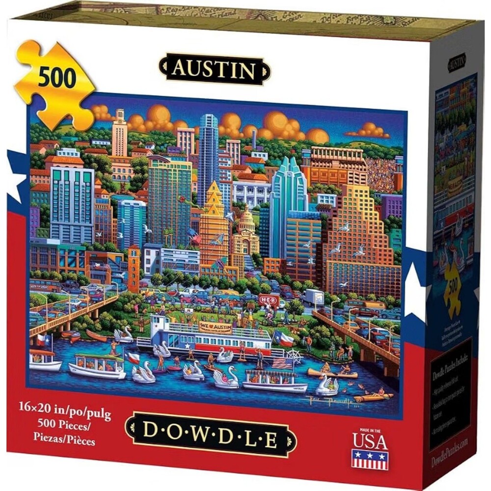 Austin Texas Dowdle Puzzle 500 Pcs NEW